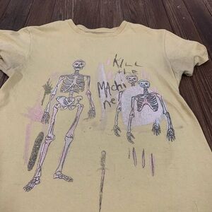 Teen Hearts Kill the Machine Graphic Short Sleeve Tee